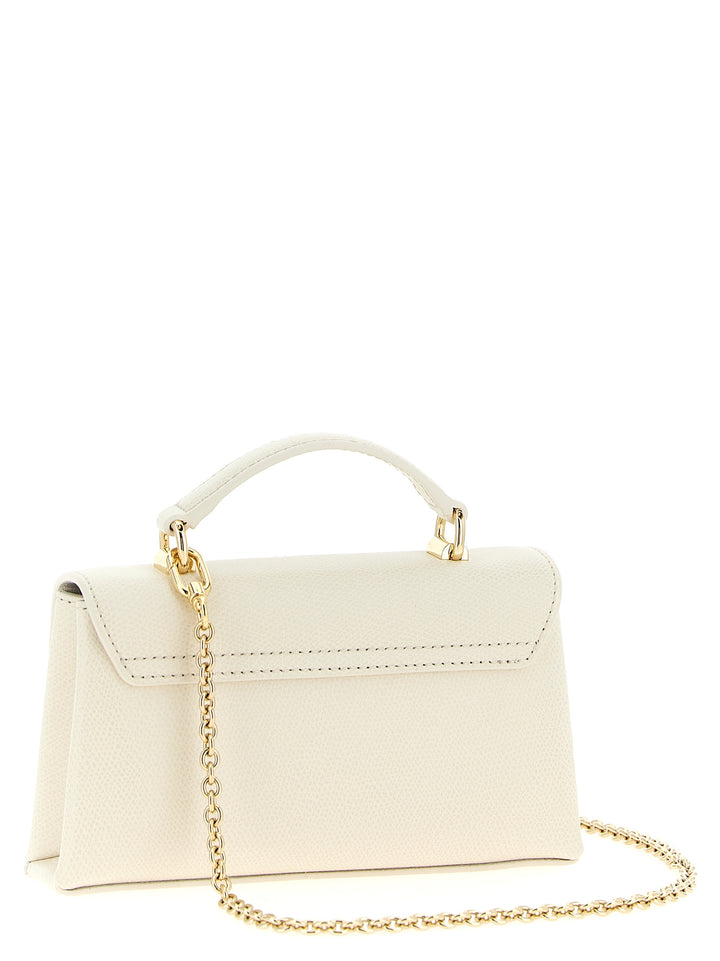 Furla White Leather Crossbody Bag