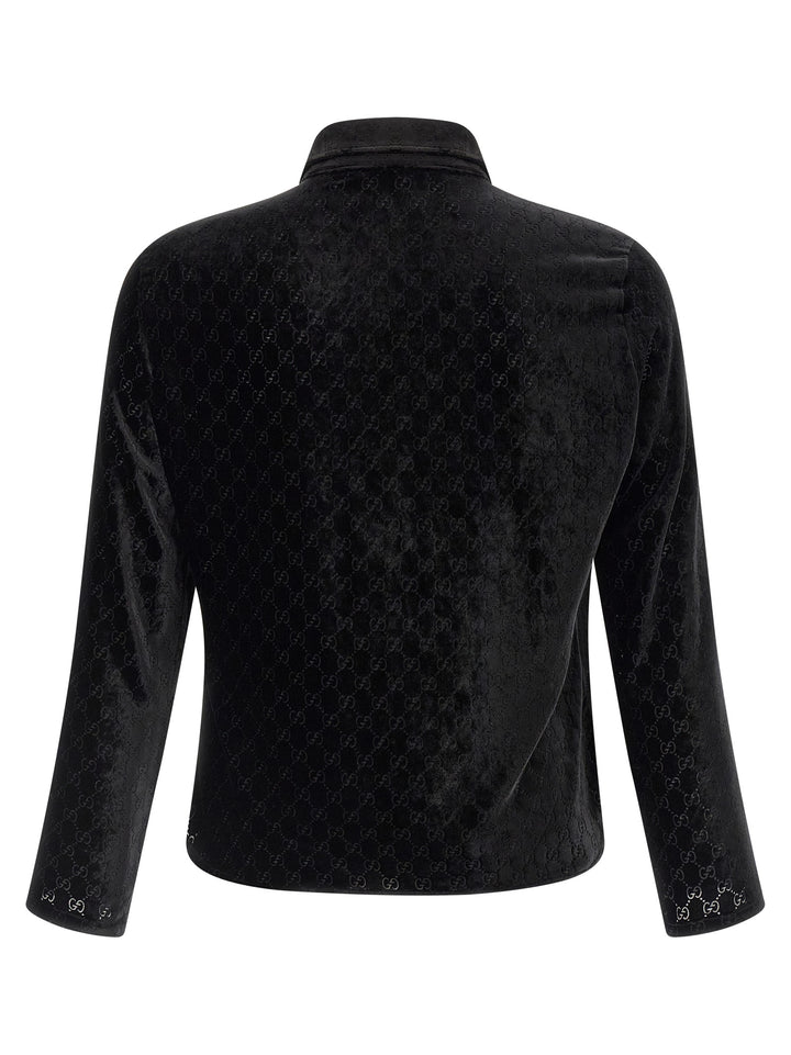 Gucci Black Viscose Blouse