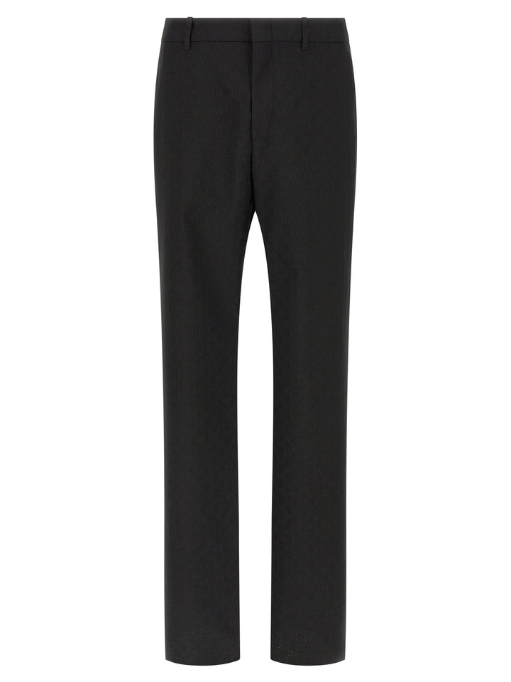 Gucci Black Polyester Dress Pants