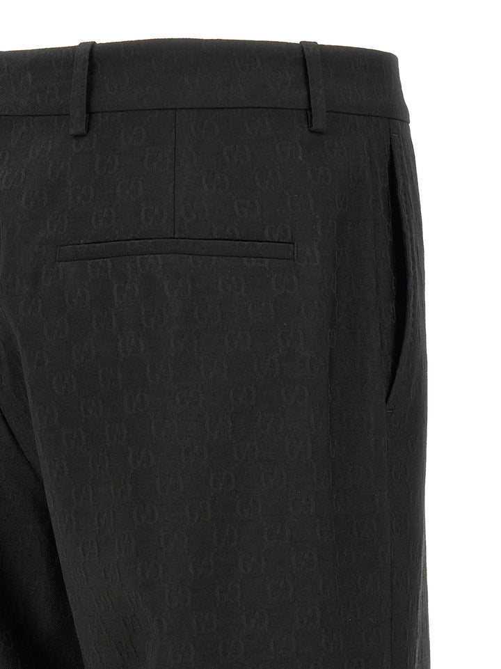 Gucci Black Polyester Dress Pants