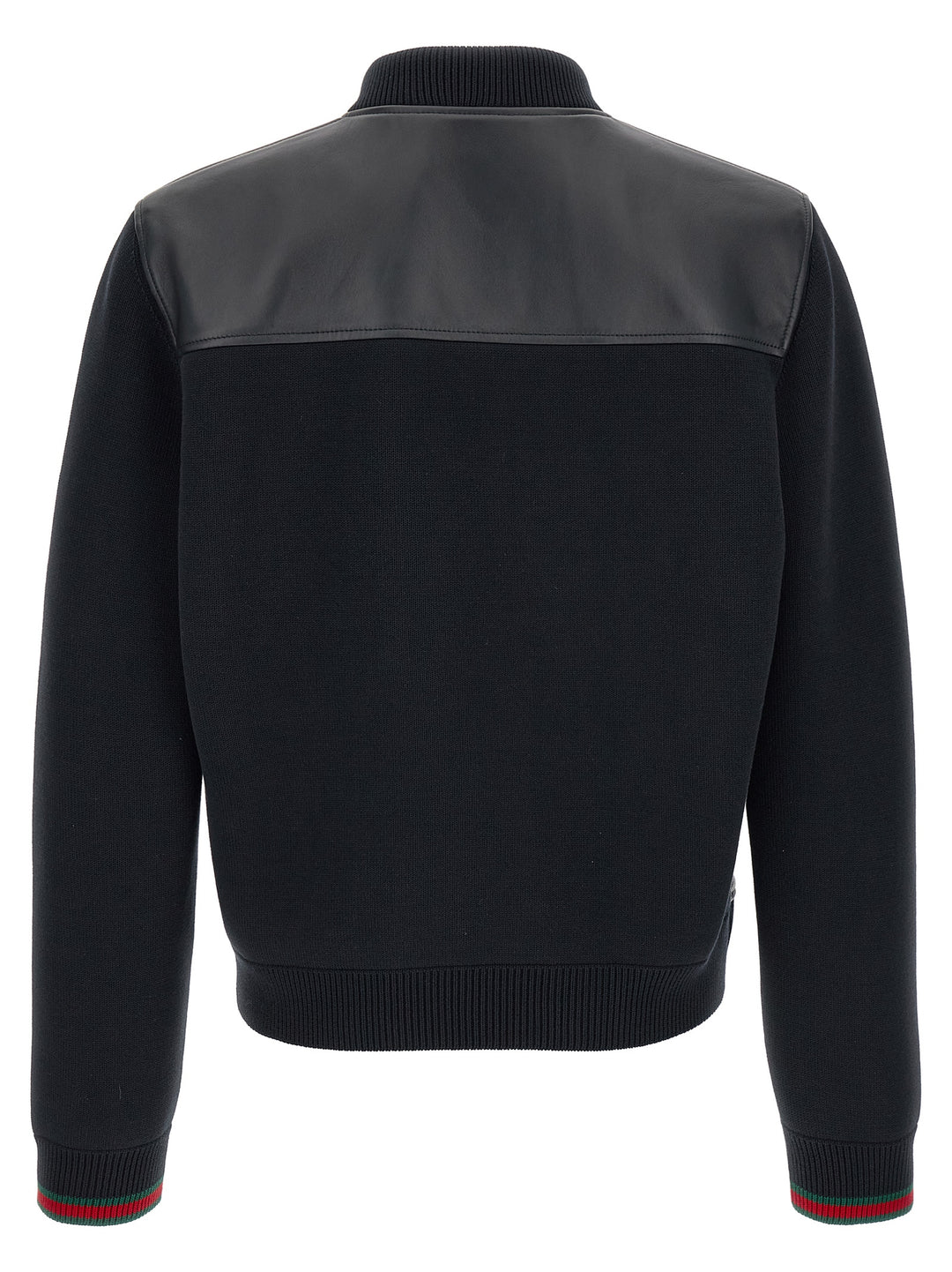 Gucci Blue Lamb Leather Leather Jacket