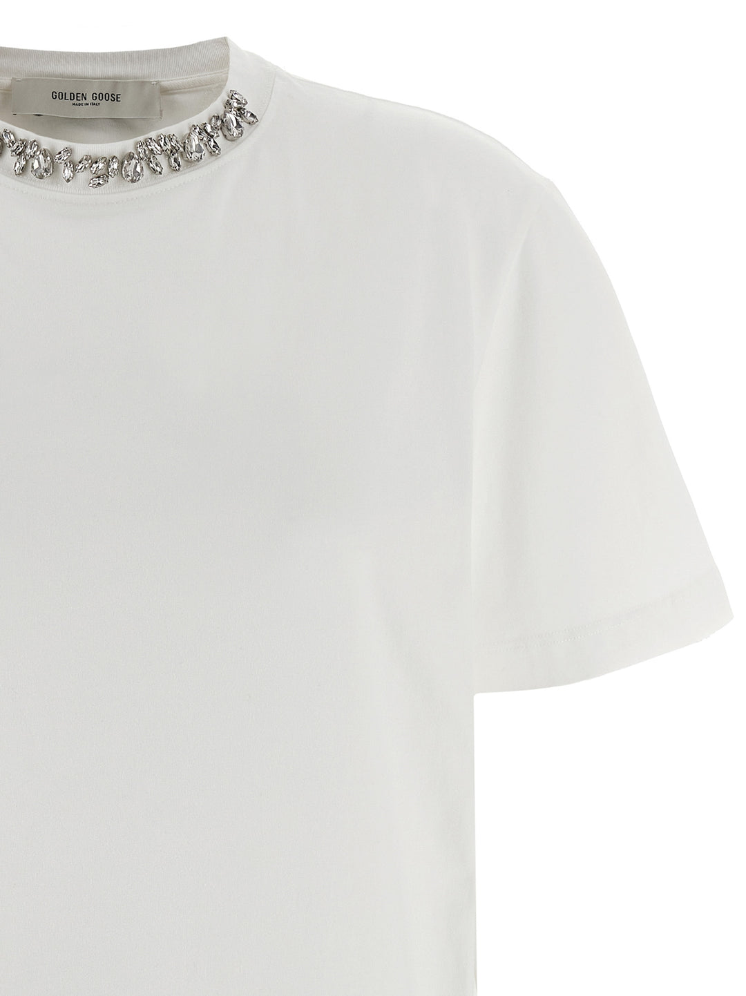 Golden Goose White Cotton T-Shirt