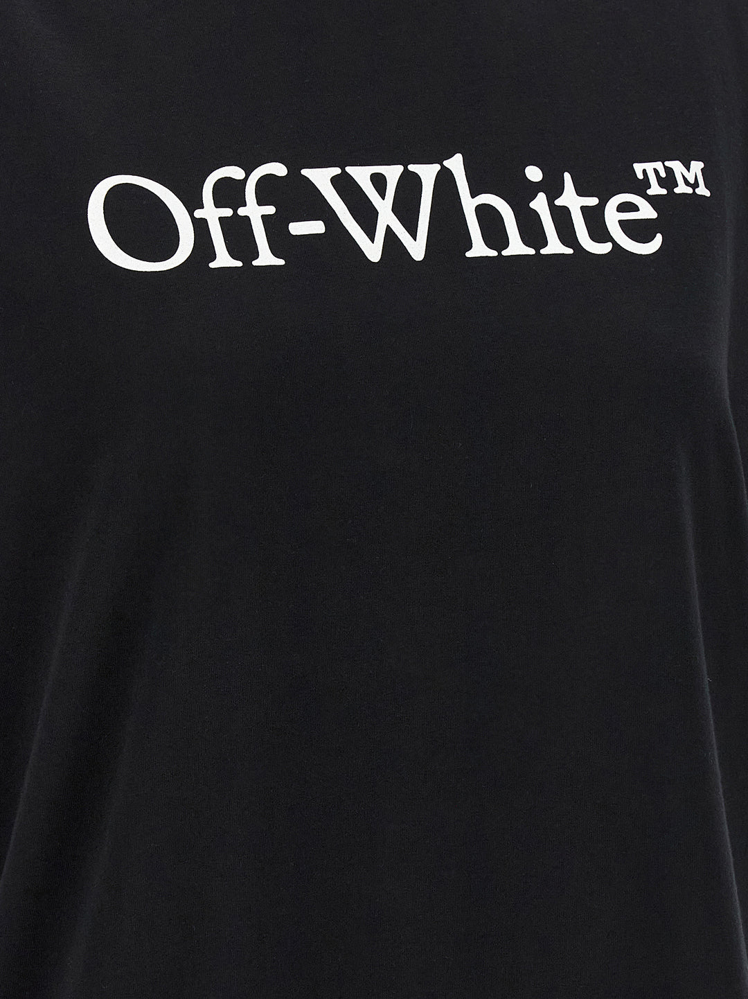 Off-White Black Cotton T-Shirt