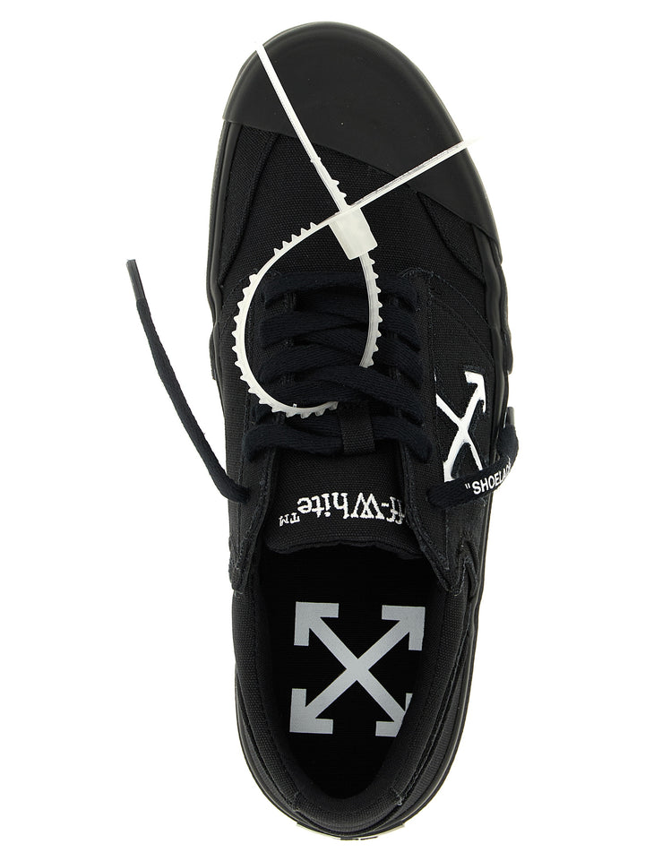 Off-White Bicolor Cotton Low Top Sneakers