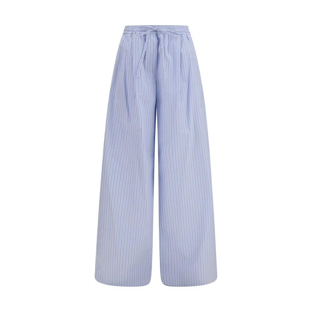 Dolce &amp; Gabbana Blue Cotton Casual Pants
