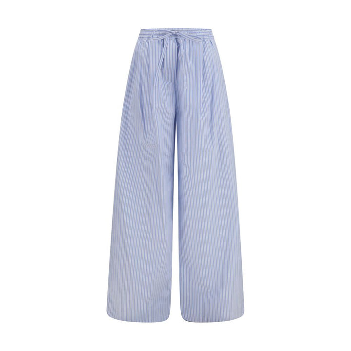 Dolce &amp; Gabbana Blue Cotton Casual Pants