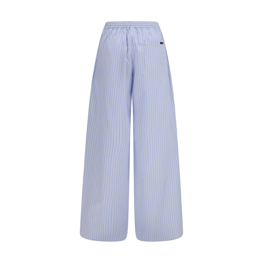 Dolce &amp; Gabbana Blue Cotton Casual Pants