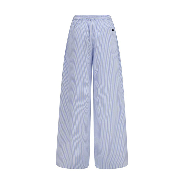 Dolce &amp; Gabbana Blue Cotton Casual Pants