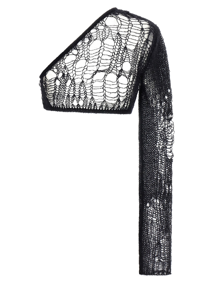 Rick Owens Black Nylon Tank Tops