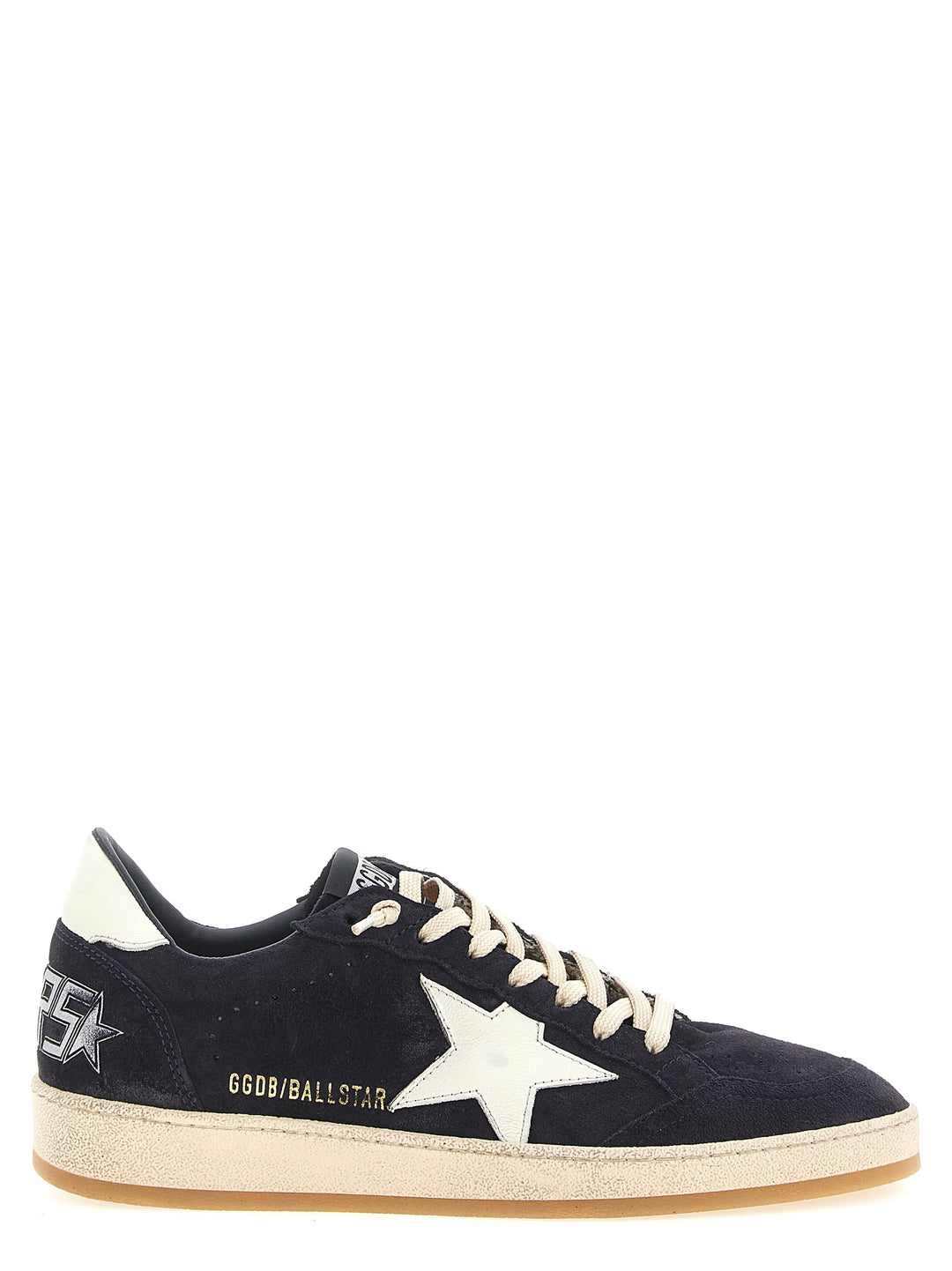 Golden Goose Blue Cowhide Low Top Sneakers