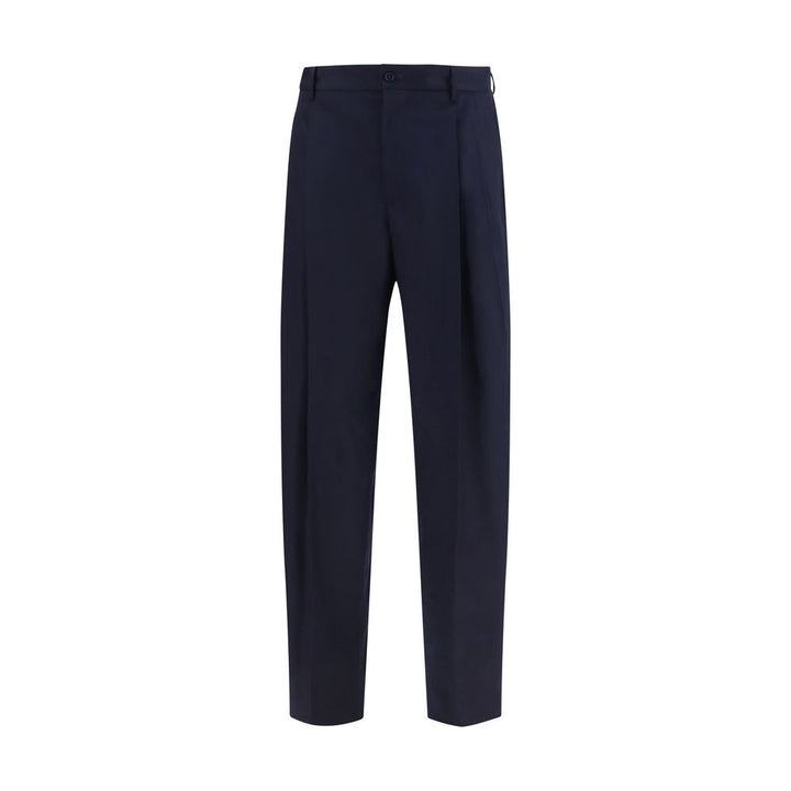 Dolce &amp; Gabbana Blue Wool Oves Aries Dress Pants