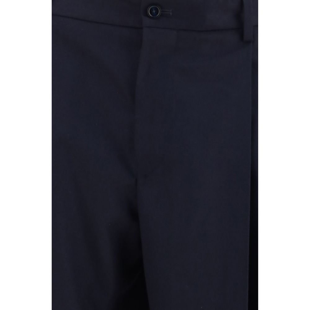 Dolce &amp; Gabbana Blue Wool Oves Aries Dress Pants