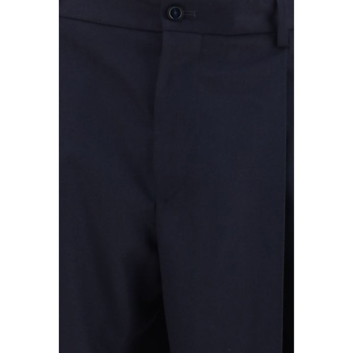 Dolce &amp; Gabbana Blue Wool Oves Aries Dress Pants