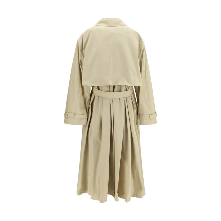Calvin Klein Beige Cotton Coat