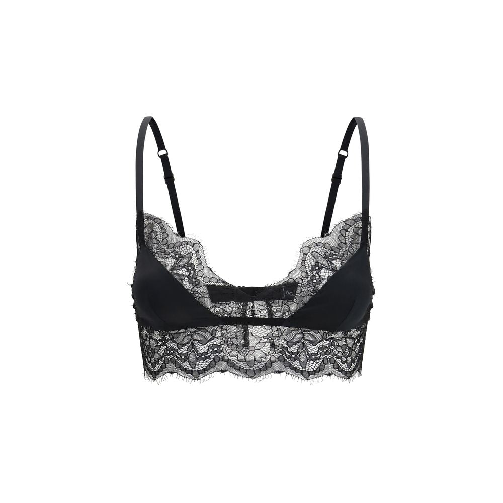 Dolce &amp; Gabbana Black Silk Bra