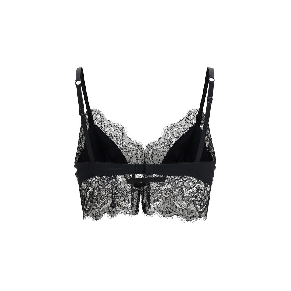 Dolce &amp; Gabbana Black Silk Bra