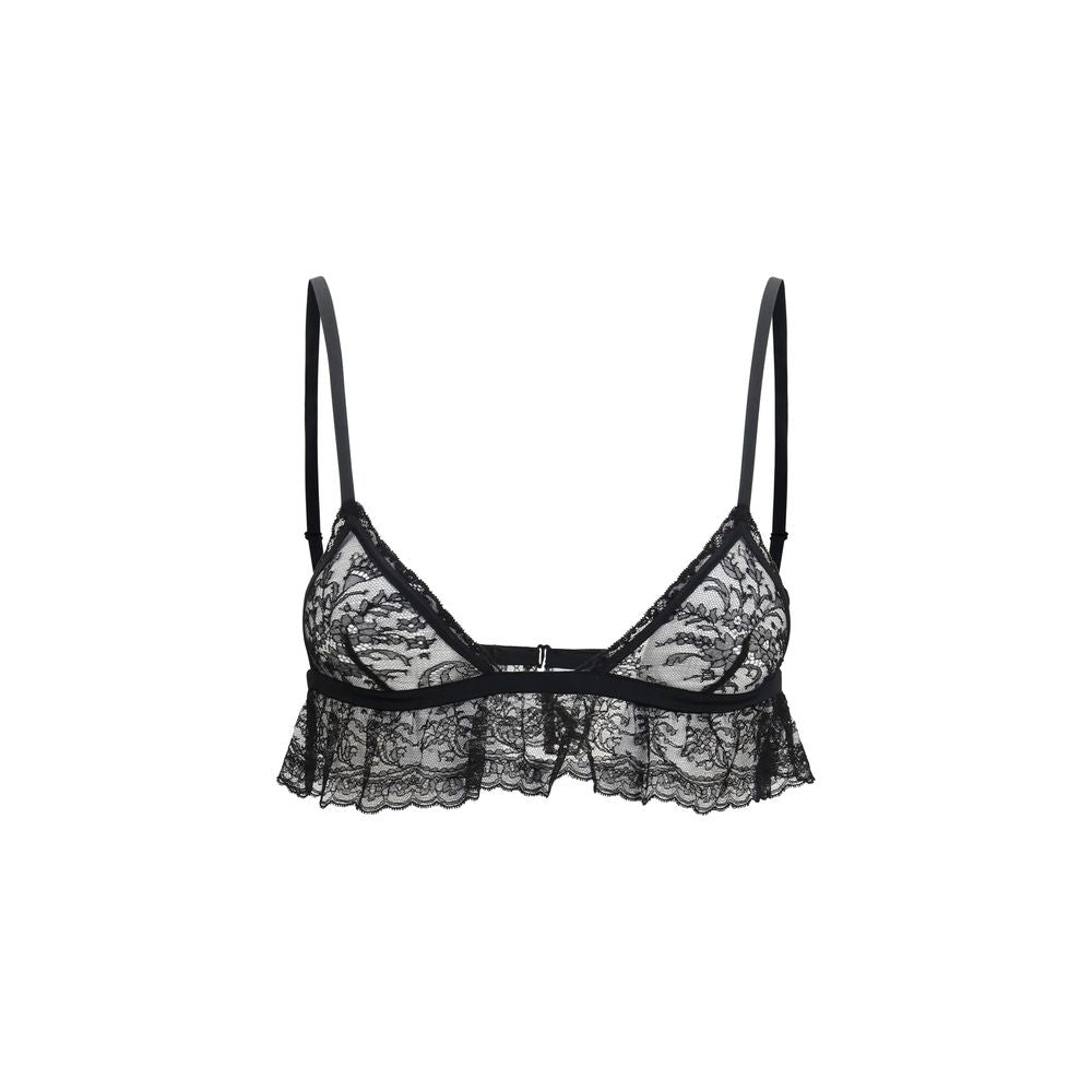 Dolce &amp; Gabbana Black Cotton Bra