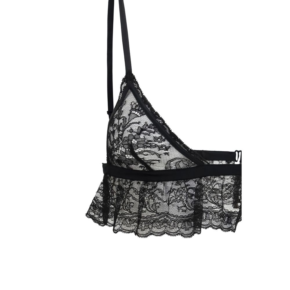 Dolce &amp; Gabbana Black Cotton Bra