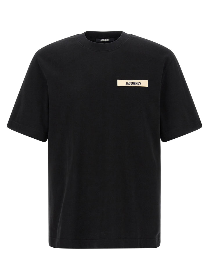Jacquemus Black Cotton T-Shirt