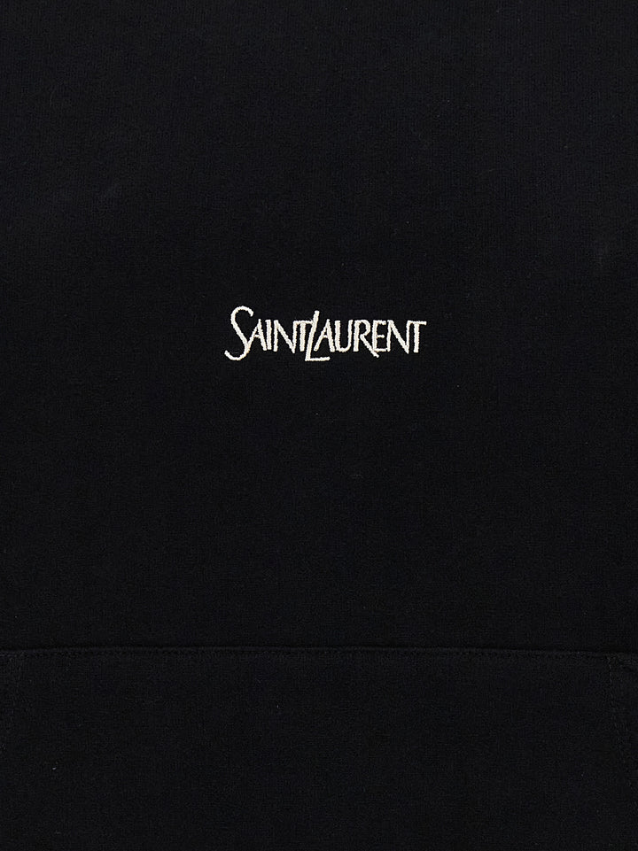 Saint Laurent Bicolor Cotton Sweatshirt