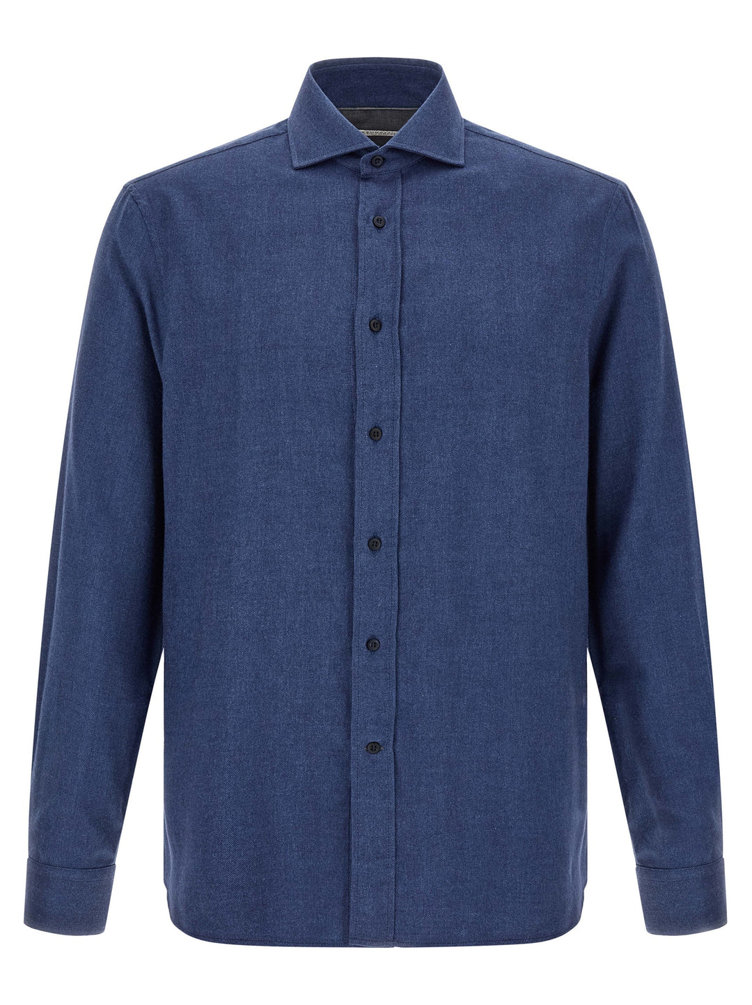 Brunello Cucinelli Blue Cotton Blouse