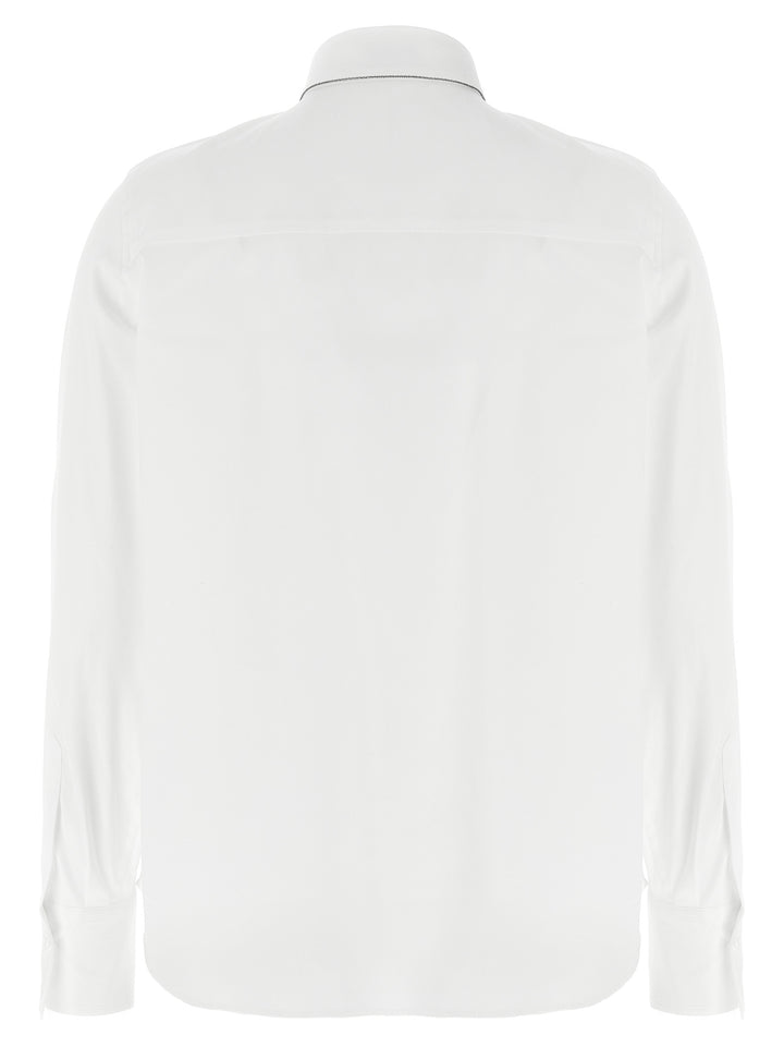 Brunello Cucinelli White Cotton Blouse