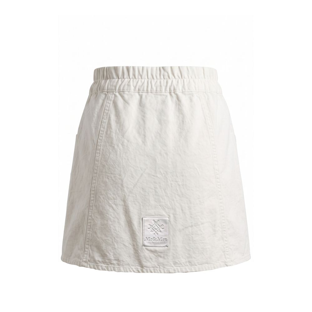 Mr&amp;Mrs Italy White Material Women Skirt