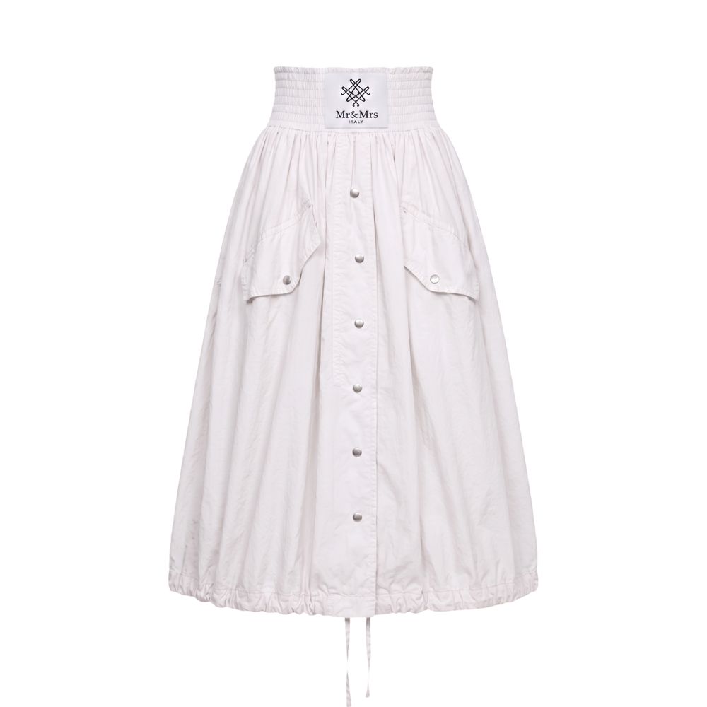 Mr&amp;Mrs Italy White Polyamide Women Skirt