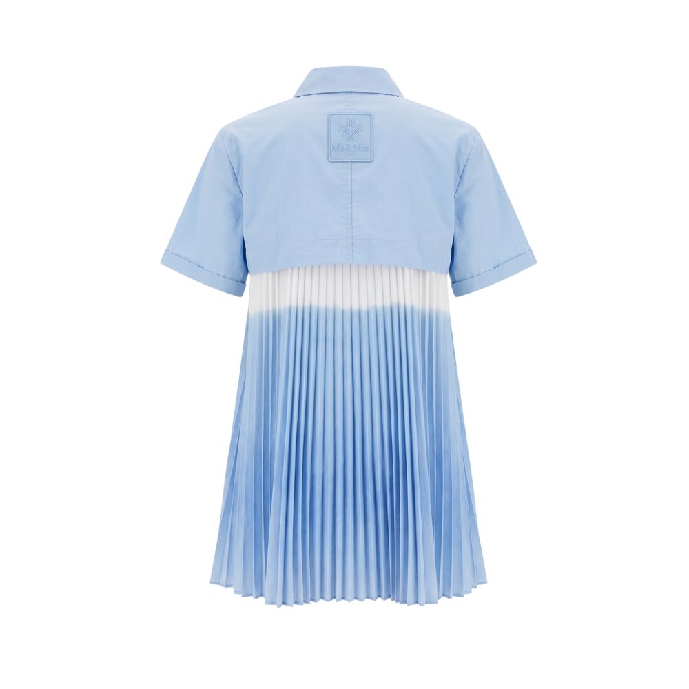 Mr&amp;Mrs Italy Light Blue Cotton Women Shirt