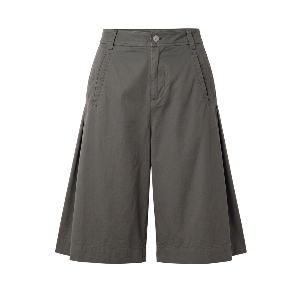 Mr&amp;Mrs Italy Grey Cotton Women Shorts