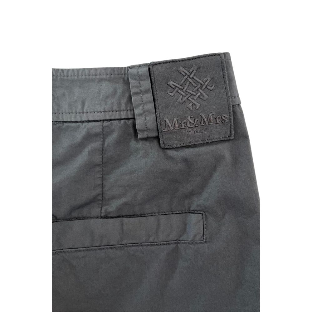 Mr&amp;Mrs Italy Grey Cotton Women Shorts