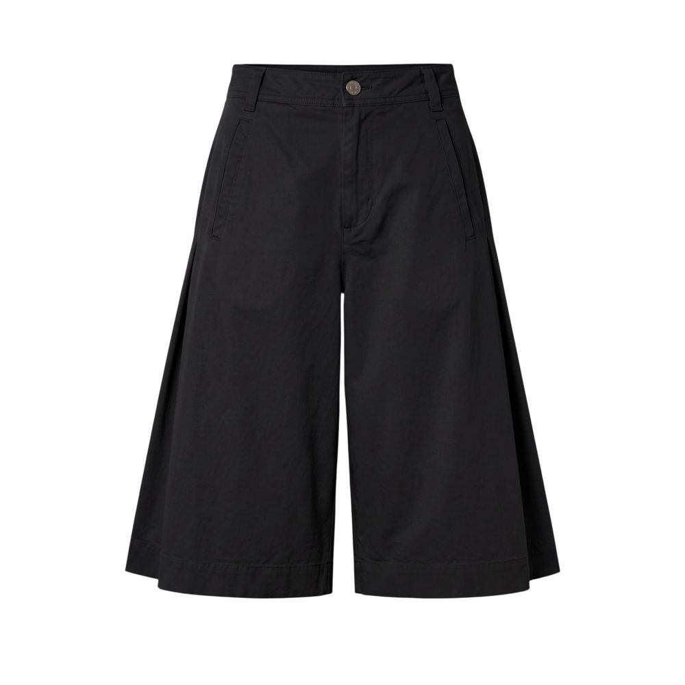Mr&amp;Mrs Italy Black Cotton Women Shorts