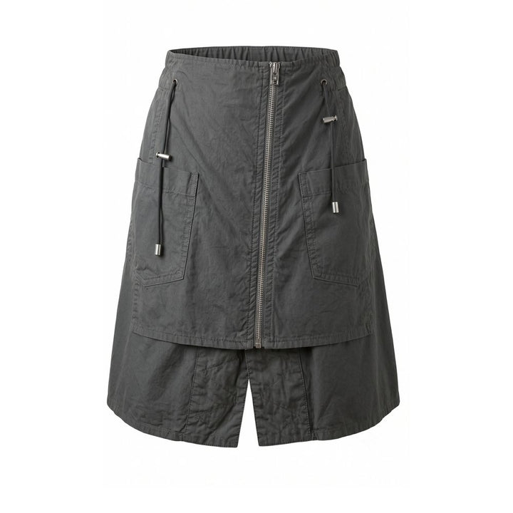 Mr&amp;Mrs Italy Grey Cotton Women Skirt