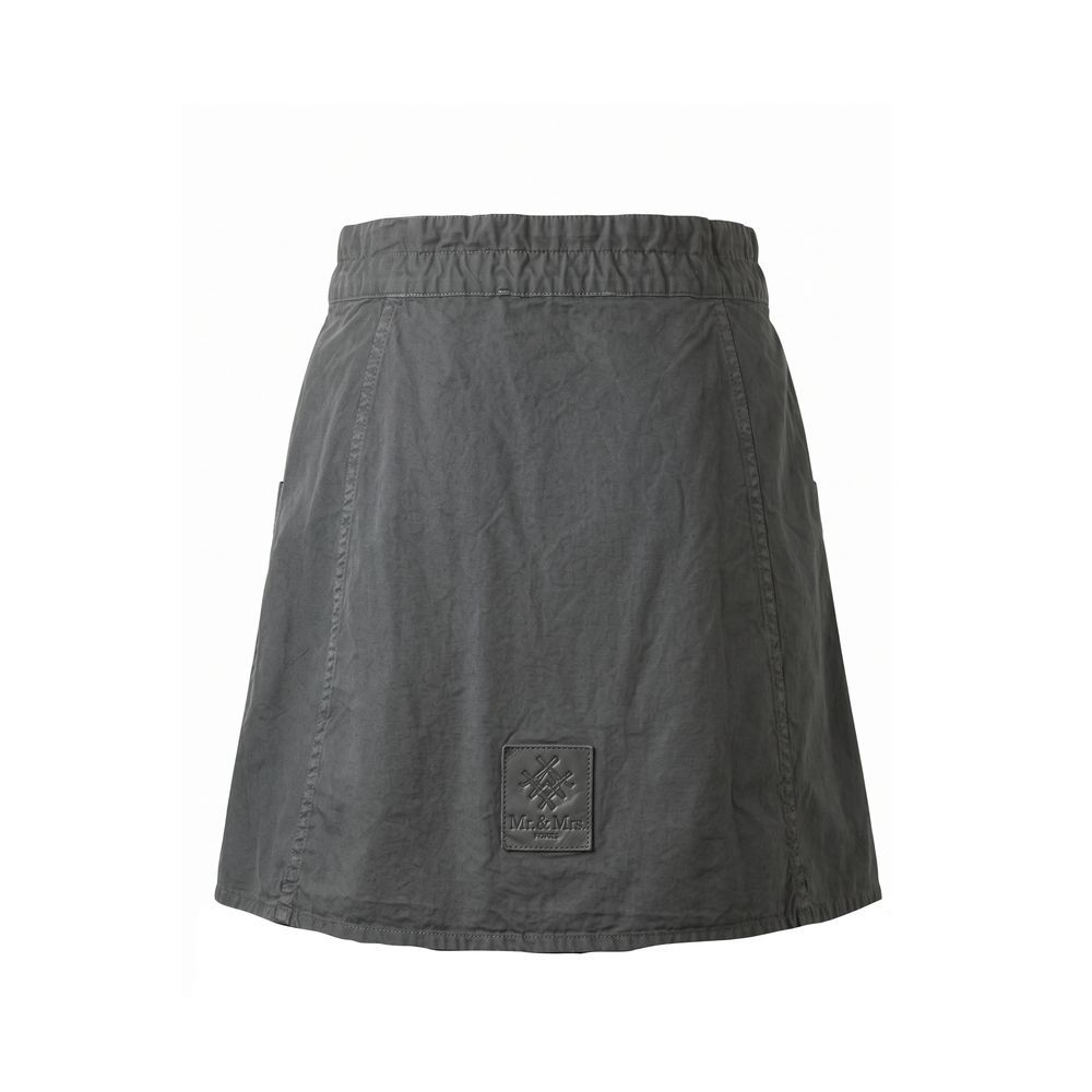 Mr&amp;Mrs Italy Grey Cotton Women Skirt