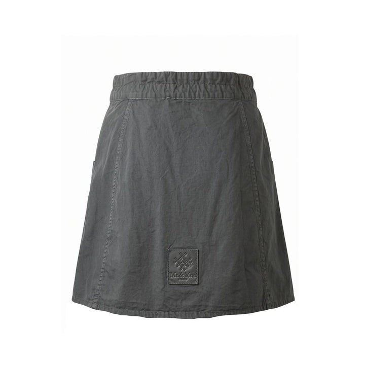 Mr&amp;Mrs Italy Grey Cotton Women Skirt