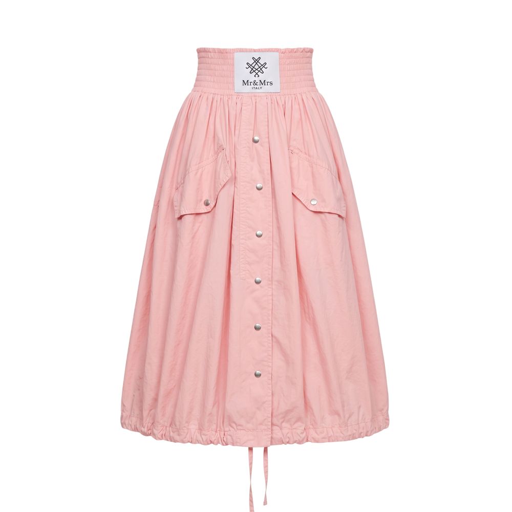 Mr&amp;Mrs Italy Pink Polyester Women Skirt