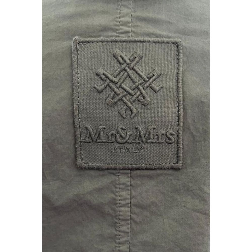 Mr&amp;Mrs Italy Grey Cotton Women Shirt