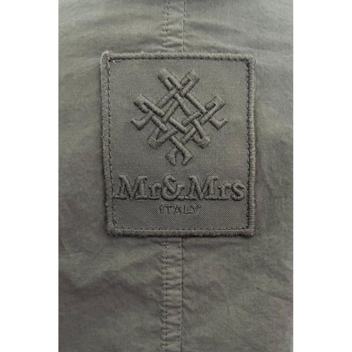 Mr&amp;Mrs Italy Grey Cotton Women Shirt