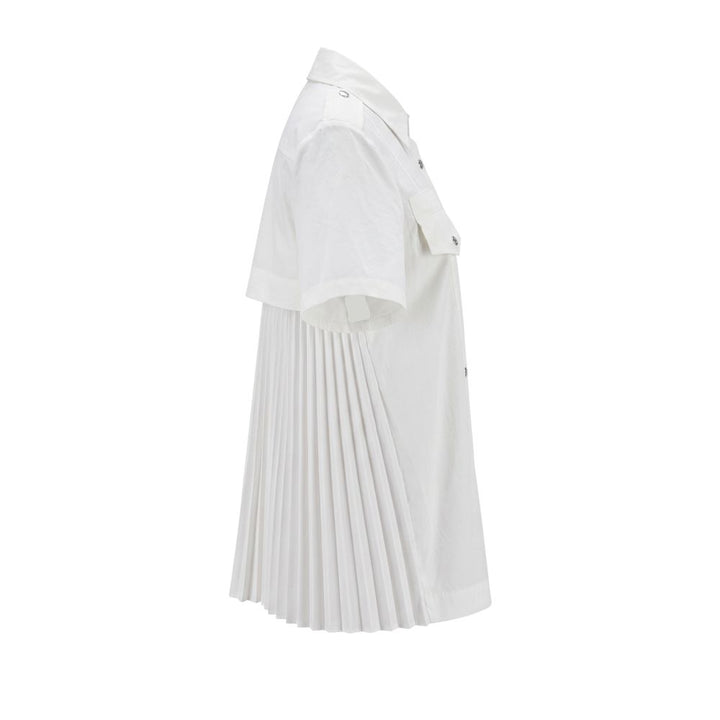 Mr&amp;Mrs Italy White Cotton Women Shirt
