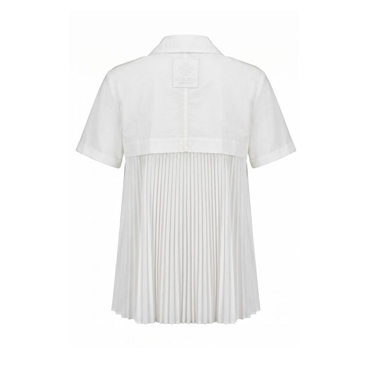 Mr&amp;Mrs Italy White Cotton Women Shirt