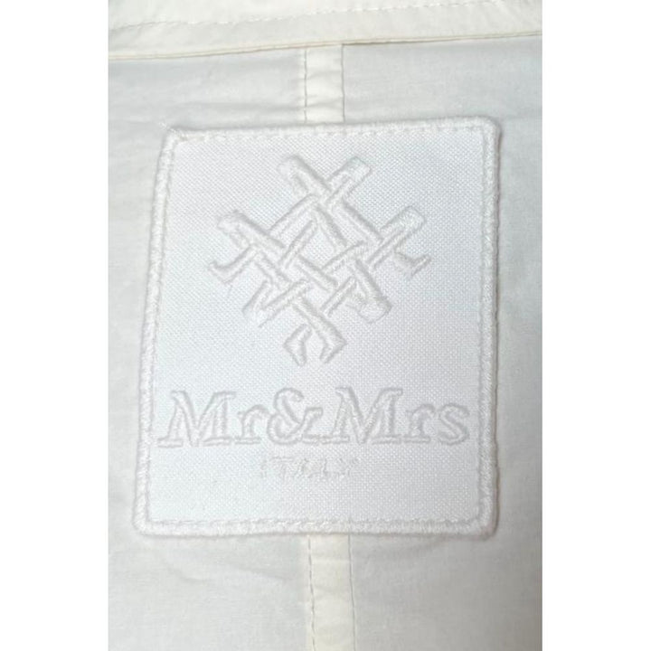 Mr&amp;Mrs Italy White Cotton Women Shirt