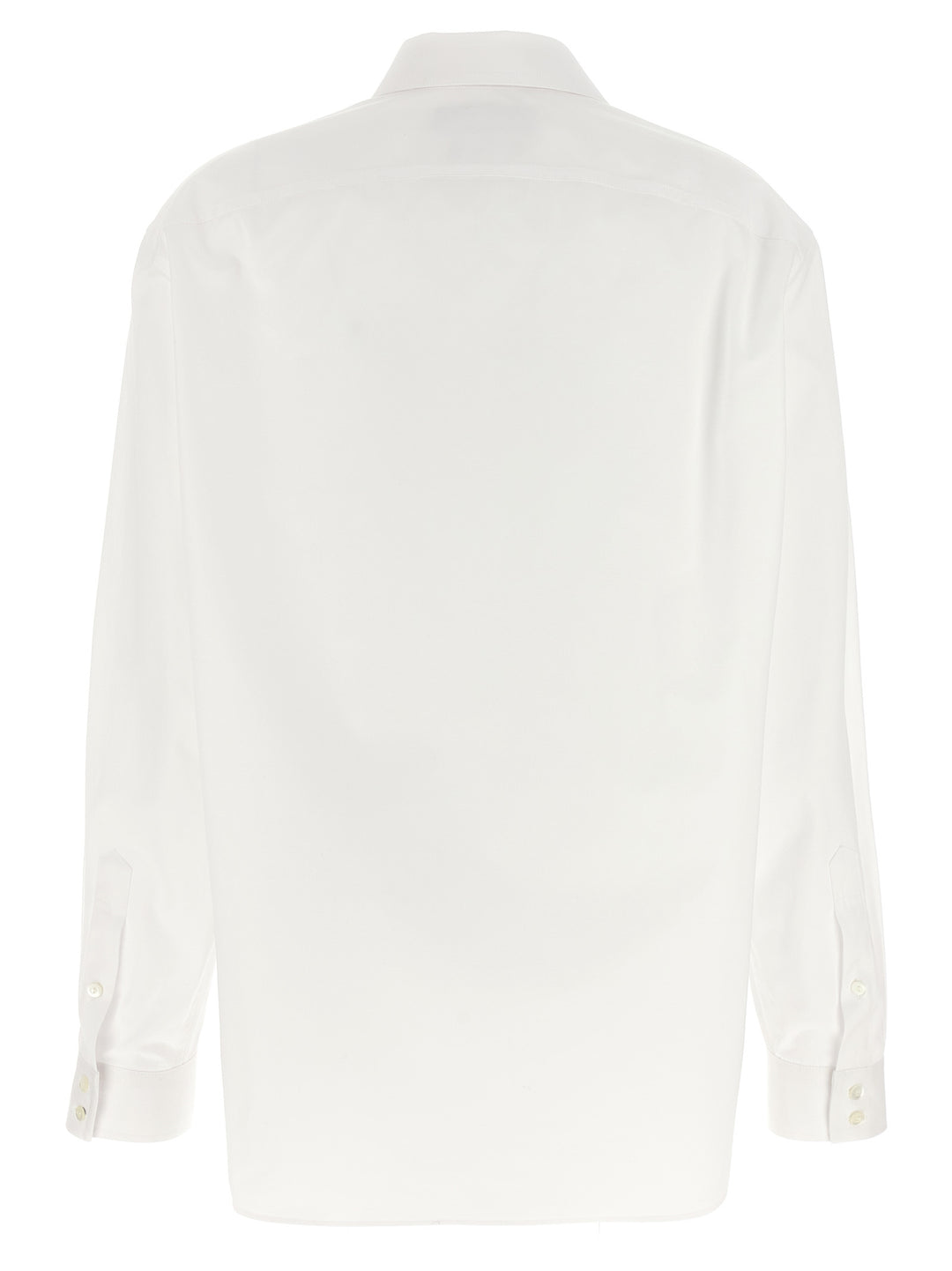 Gucci White Cotton Blouse