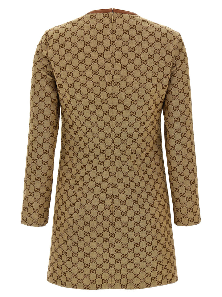 Gucci Beige Cotton Short Dress