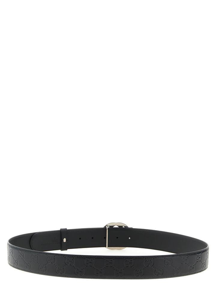 Gucci Black Calfskin Regular Belt