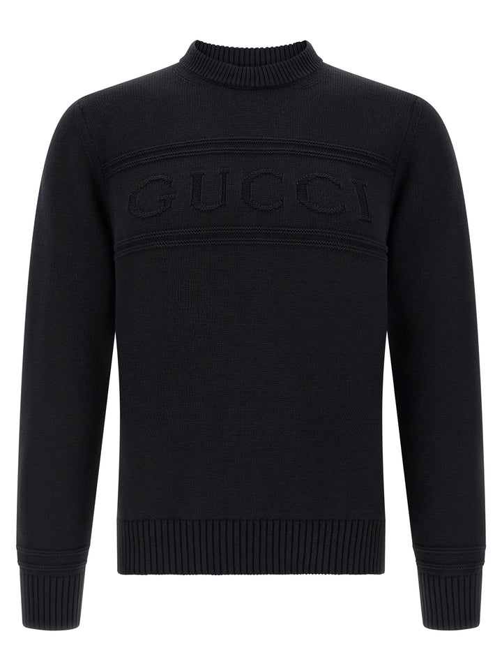 Gucci Black Cotton Cardigan