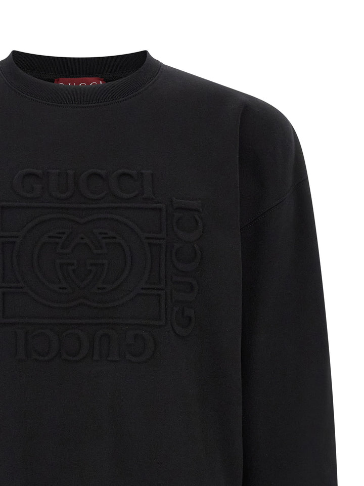 Gucci Black Cotton Sweatshirt
