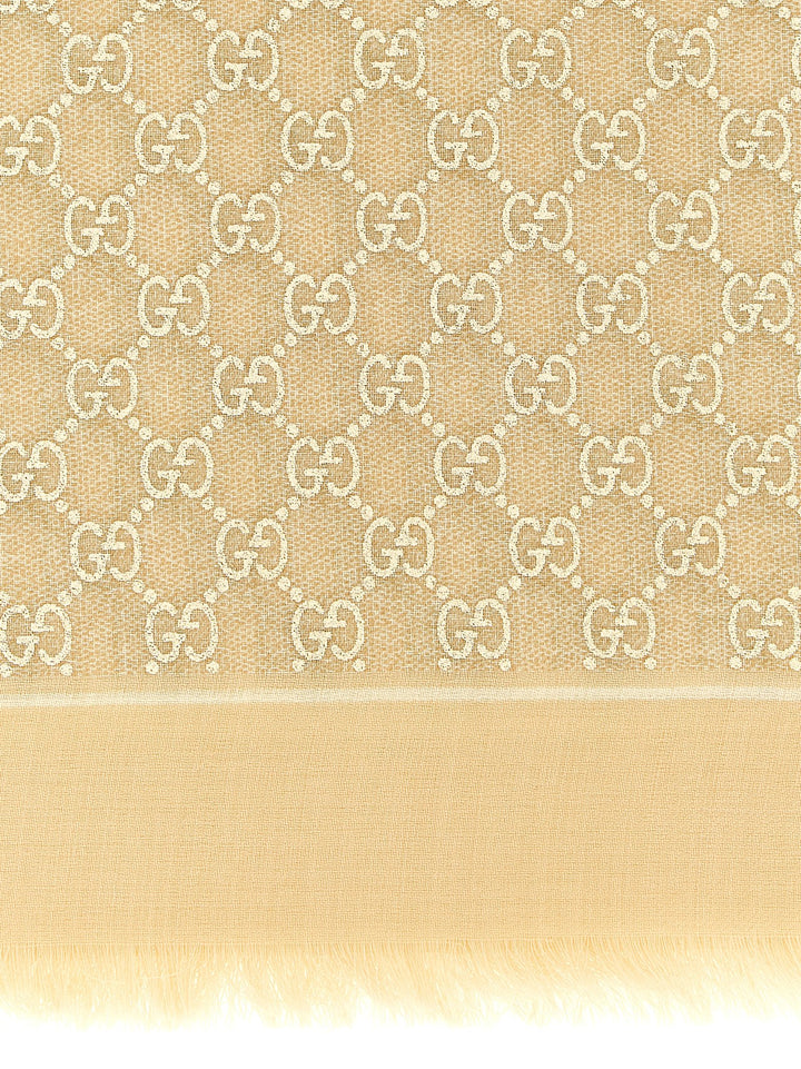 Gucci Beige Wool Scarf