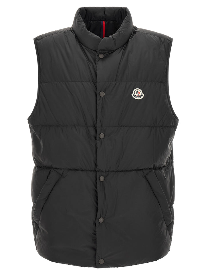 Moncler Black Polyamide Sleeveless Jacket