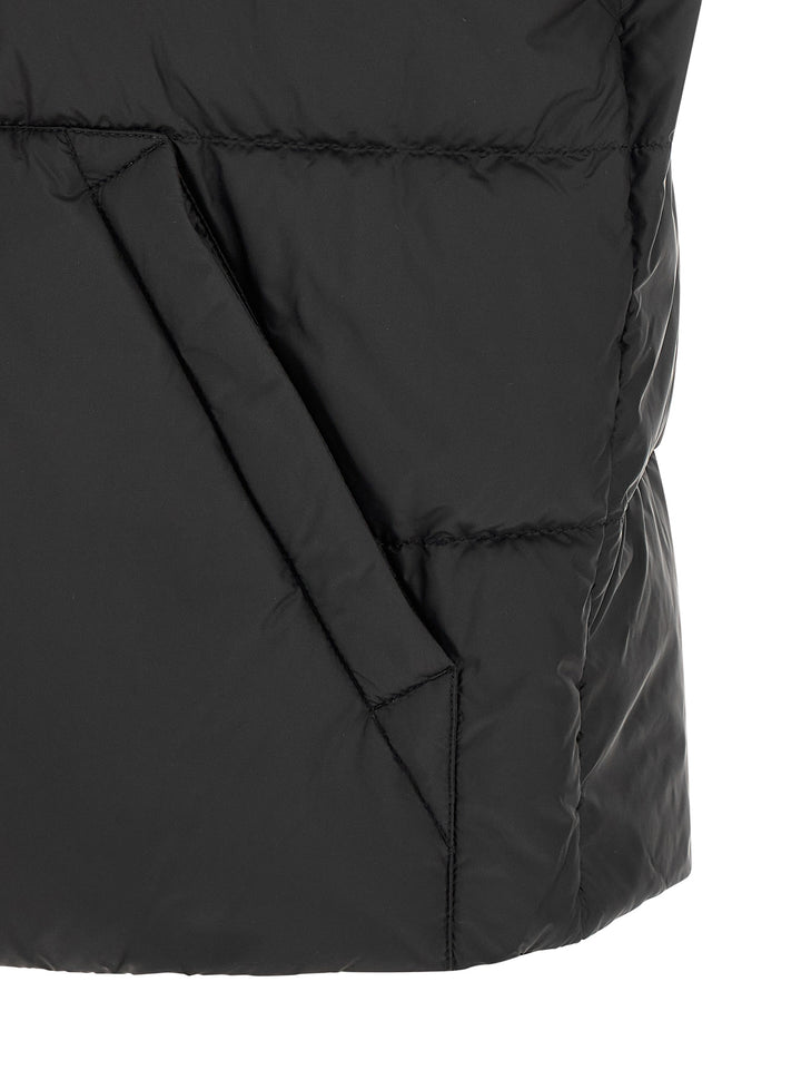 Moncler Black Polyamide Sleeveless Jacket