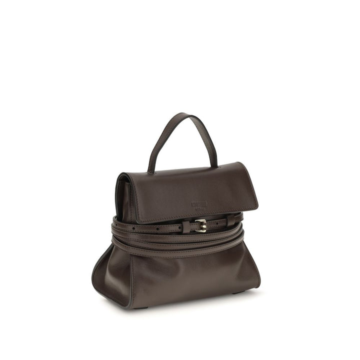 Moschino Brown Goatskin Handbag